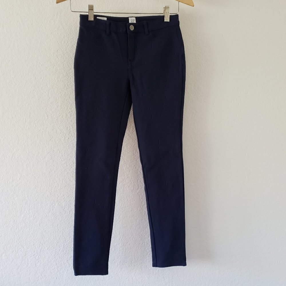 Gap Blue Skinny Stretch Knit Pants - Size 12R